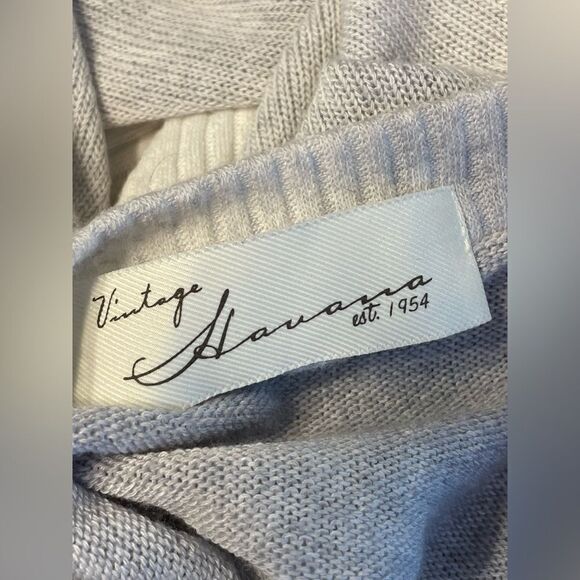 Vintage Havana B-Neck Sweater Oversized Size S - Picture 4 of 5